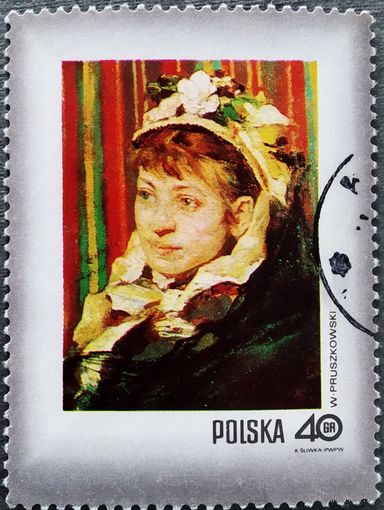 Марка Польша 1971 год Живопись