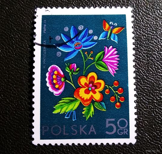 Марка Польша 1974 год
