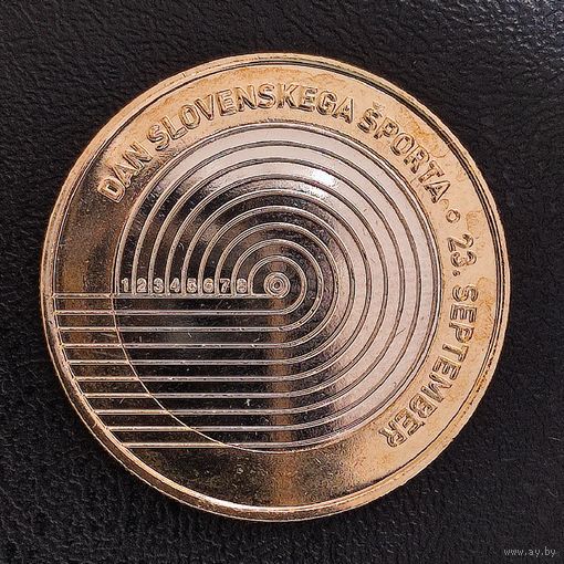 Словения 3 евро, 2023 День словенского спорта