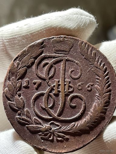 5 копеек 1766 ММ без МЦ.Кладовая.Состояние!