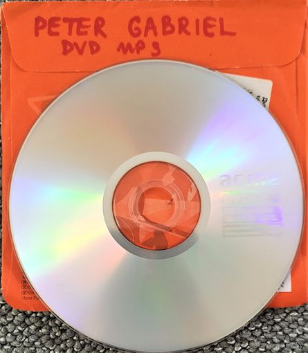 DVD MP3 дискография - PETER GABRIEL - 1 DVD
