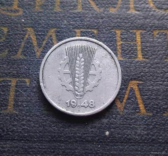 1 пфенниг 1948 (А) Германия ГДР #01