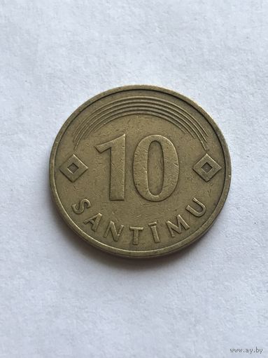 10 сантимов 1992 Латвия