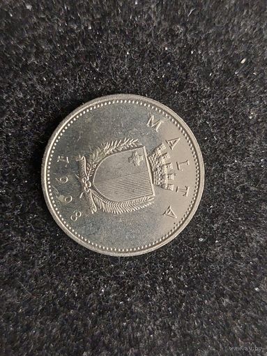 10 центов мальта 1998