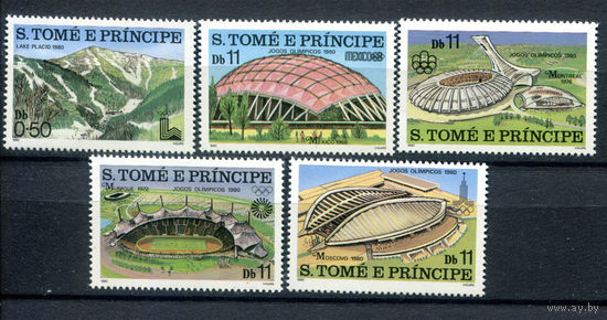 Сан Томе и Принсипи - 1980г. - Олимпийские игры в Москве - полная серия, MNH [Mi 632-636] - 5 марок