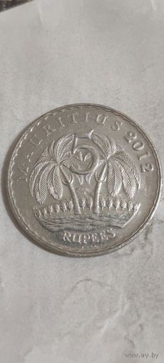 Маврикий 5 рупе 2012