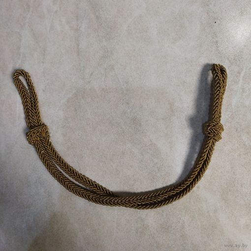 Подбородочный ремешок к фуражке Советского офицера. Филигрань.