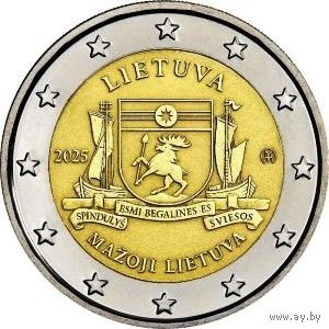 Литва 2 евро, 2025 Литовские этнографические регионы - Малая Литва UNC