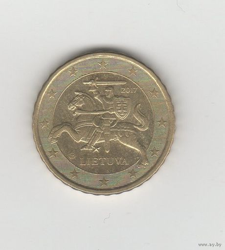 10 евроцентов Литва 2017 Лот 0625