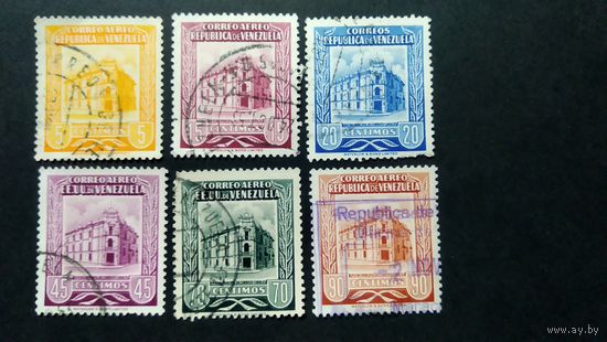 Венесуэла\449н\1953 Архитектура. Главпочтамп.