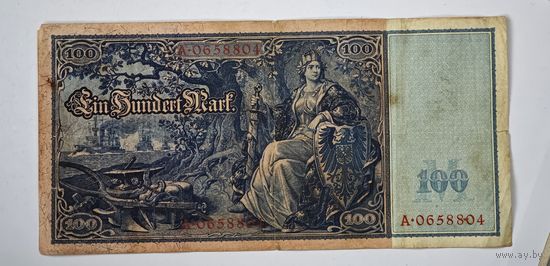 1908 год 100  марок Германия
