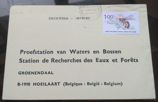 1979 год Франция Научно-исследовательская станция водных и лесных ресурсов
