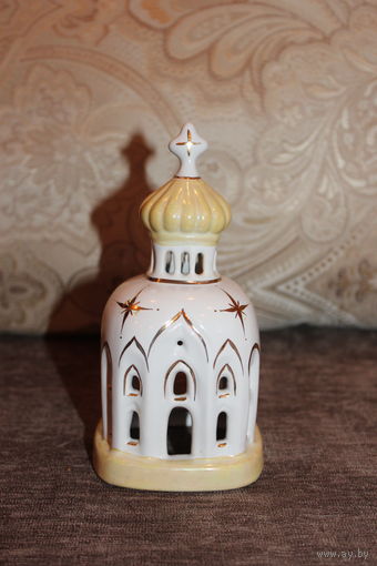Фарфоровая статуэтка, Мечеть, 16.5 см, без дефектов.