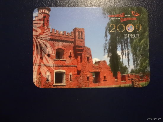 Календарик 2009 г.  Брест.