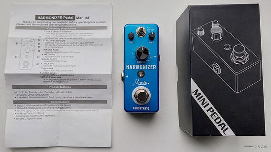 Rowin Harmonizer. Гитарная педаль-гармонайзер.