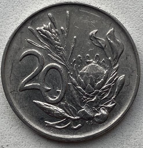 ЮАР 20 центов 1987 г.