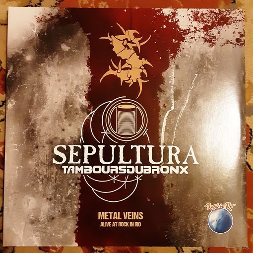 SEPULTURA & LES TAMBOURS DU BRONX - 2014 - METAL VEINS - ALIVE AT ROCK IN RIO (GERMANY) 2LP