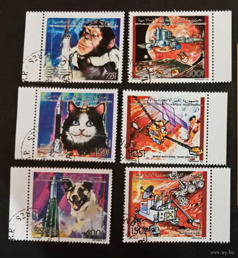 КОМОРЫ 1992 КОСМОС серия марок