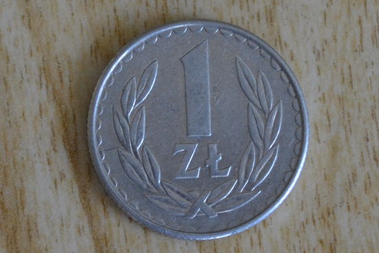 Польша 1 злотый 1986