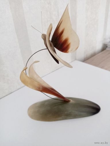 Статуэтка БАБОЧКА из рога СССР