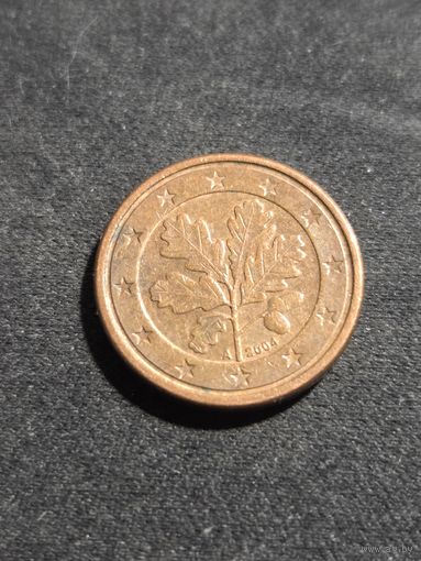 Германия 1 евроцент 2004 A