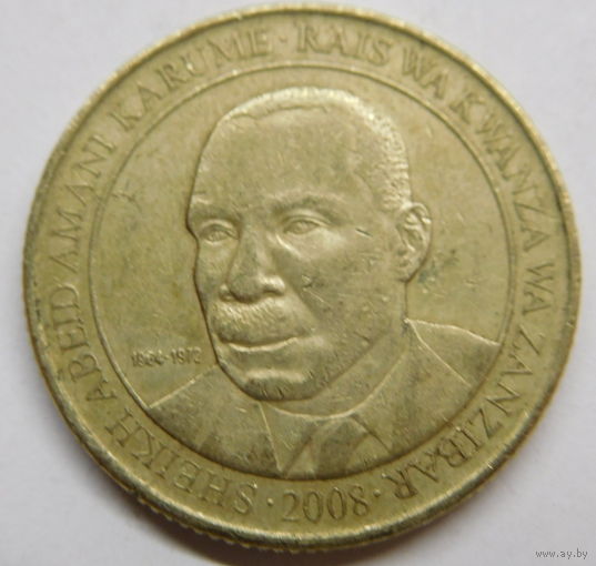 Танзания 200 шиллингов 2008 г