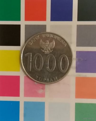 Индонезия 1000 рупий 2010 Сталь с никелевым покрытием