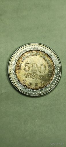 Колумбия 500 песос 2023