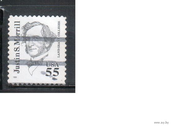 США-1999 (Мих.3152 ) , гаш., Стандарт, Личности, Политик(одиночка),(2)