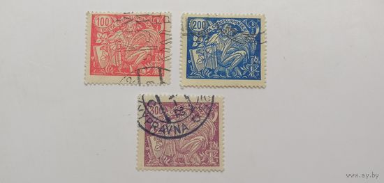 Чехословакия 1923. Сельское хозяйство и наука. Полная серия