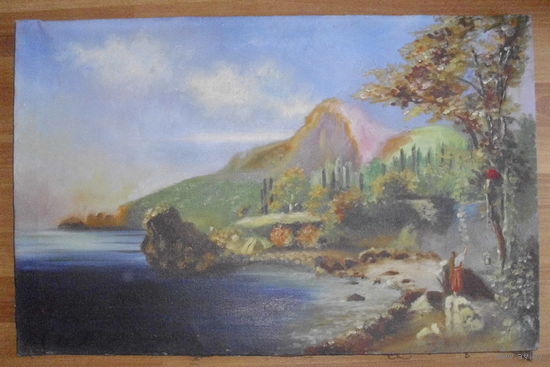 Картина. Масло. Холст. 70 х 48 см.