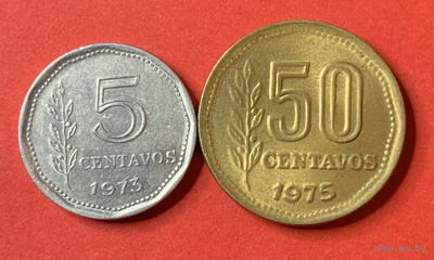 Аргентина, 2 монеты