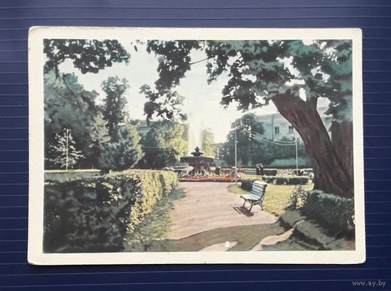 БССР 1960 Открытка фото Ананьиных. Гомель.В парке культуры и отдыха. Чистая.