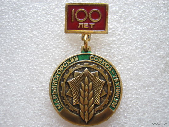 Марьиногорский совхоз-техникум 100 лет.