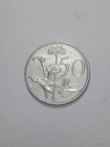 ЮАР 50 центов 1983 года . Suid - Africa