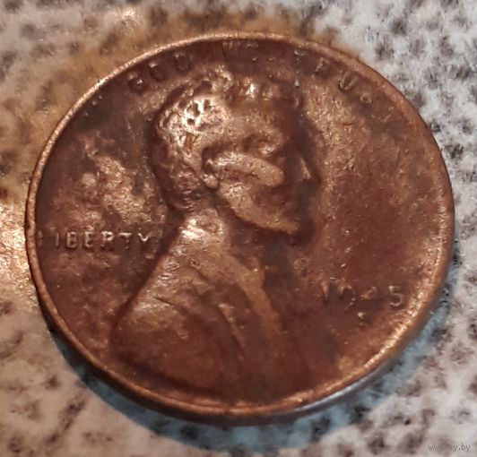 1 цент 1945 S США