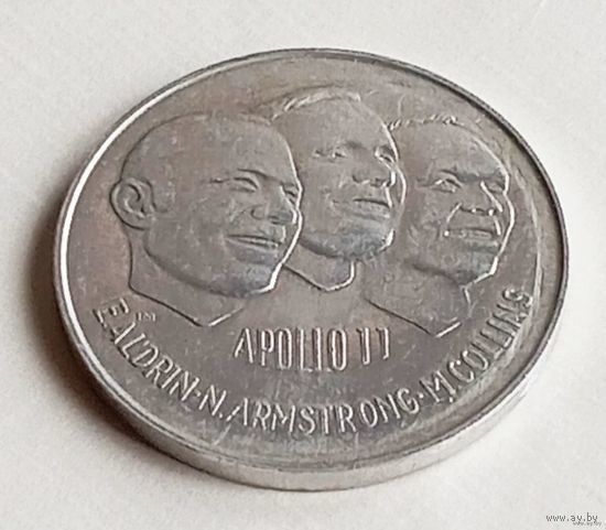 - Памятная МЕДАЛЬ APOLLO 11 В честь первого полёта на луну в июле 1969 г. астронавтов США