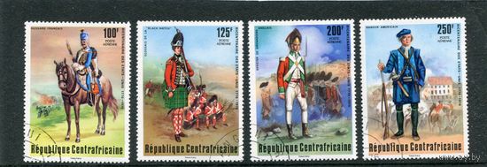 ЦАР. 200 лет независимости США. Военная униформа