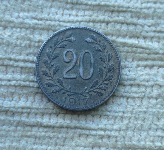 Werty71 Австрия 20 геллеров 1917
