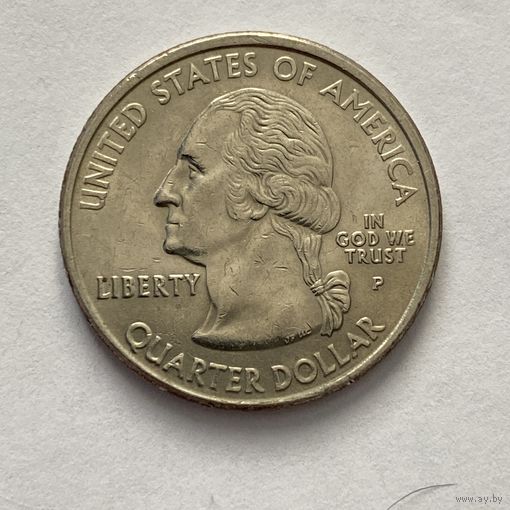 США 25 центов (квотер) 2000 Р New Hampshire