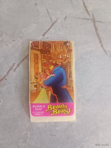 Наклейка Beauty and the beast 2 редкая
