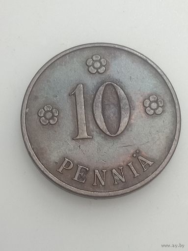 Финляндия 10 пенни 1924 года .