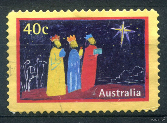 Австралия - 1998г. - Рождество - 1 марка - полная серия, гашёная [Mi 1783]. #3-WB-91-A-1