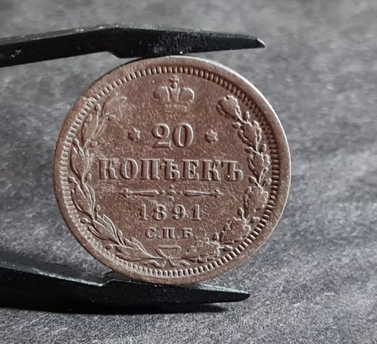 20 копеек 1891 года, НЕЧАСТЫЕ