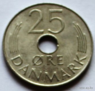 Дания 25 эре 1976