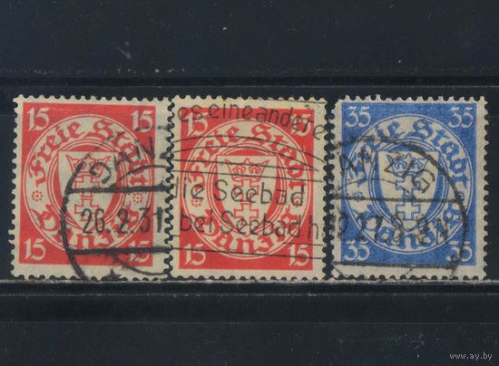 Данциг 1925 Герб Стандарт # 214,215.