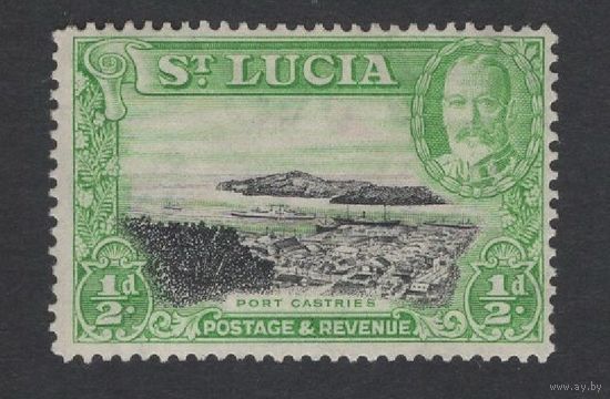 1936 Св. Люсия /St Lucia* 1/2d Порт Георг V SG#113