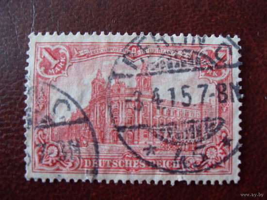 DR Mi.94 A I / Рейх. Германия. 1905/1912 (Mi.-3 euro) Wz.1 см.описание