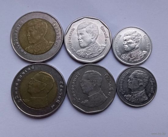Монеты Таиланда 6 штук
