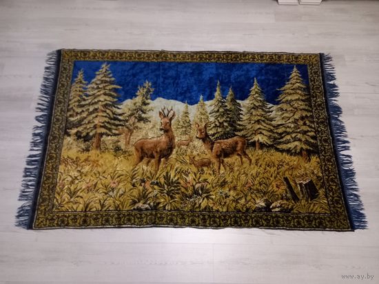 Ковер, коврик гобилен СССР, ГДР  мелкий ворс